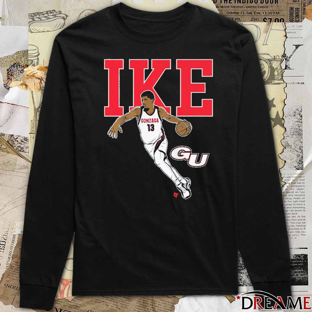 Gonzaga Bulldogs Basketball Graham Ike Name Pose NCAA t-shirt