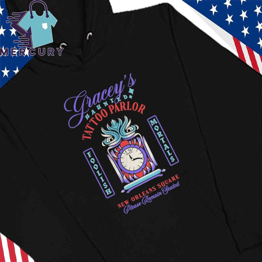 Gracey’s Haunted Tattoo Parlor Hatbox Variant Shirt