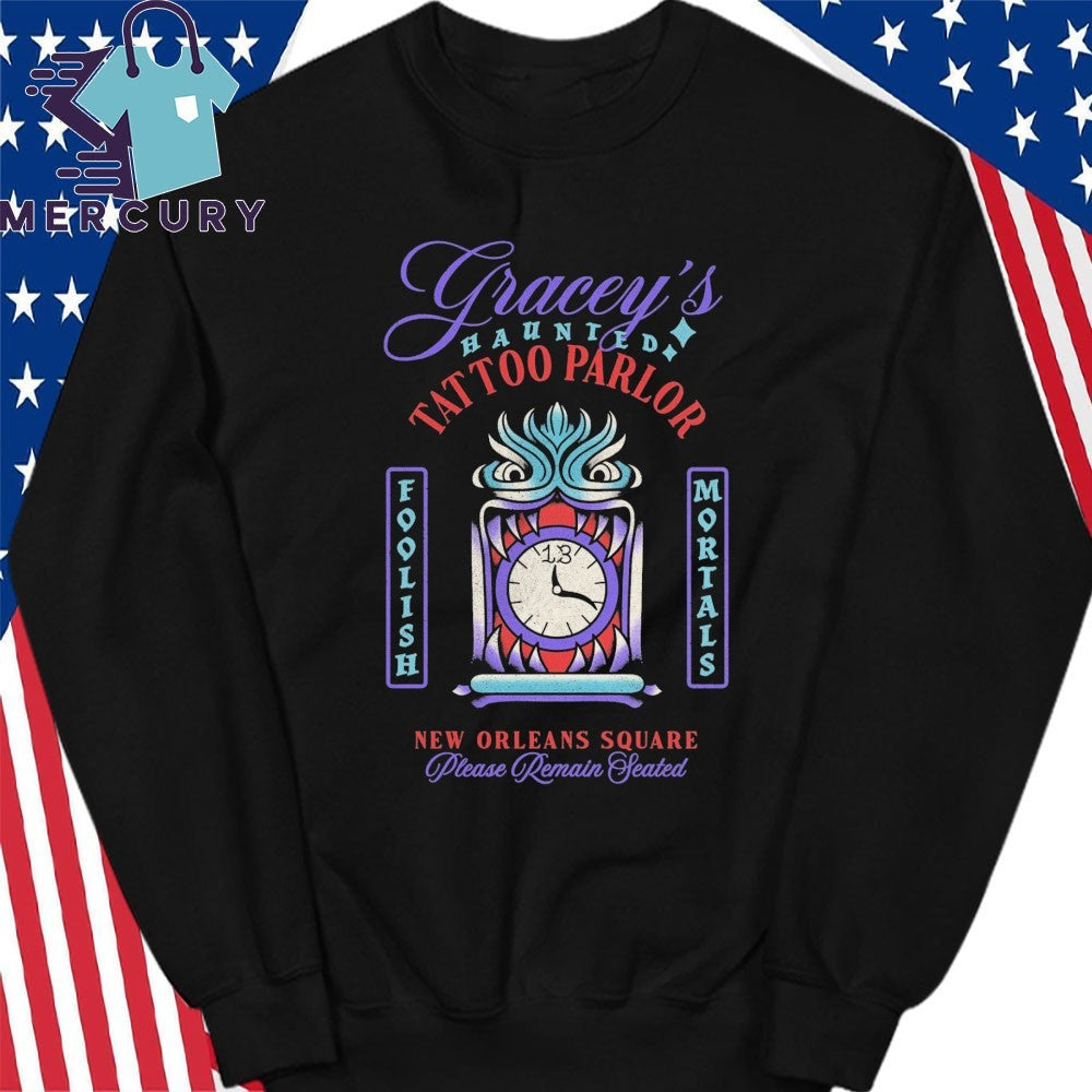Gracey’s Haunted Tattoo Parlor Hatbox Variant Shirt