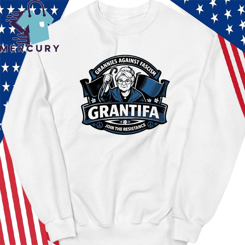 Grannies Against Fascism Grantifa Join The Resistance Shirt