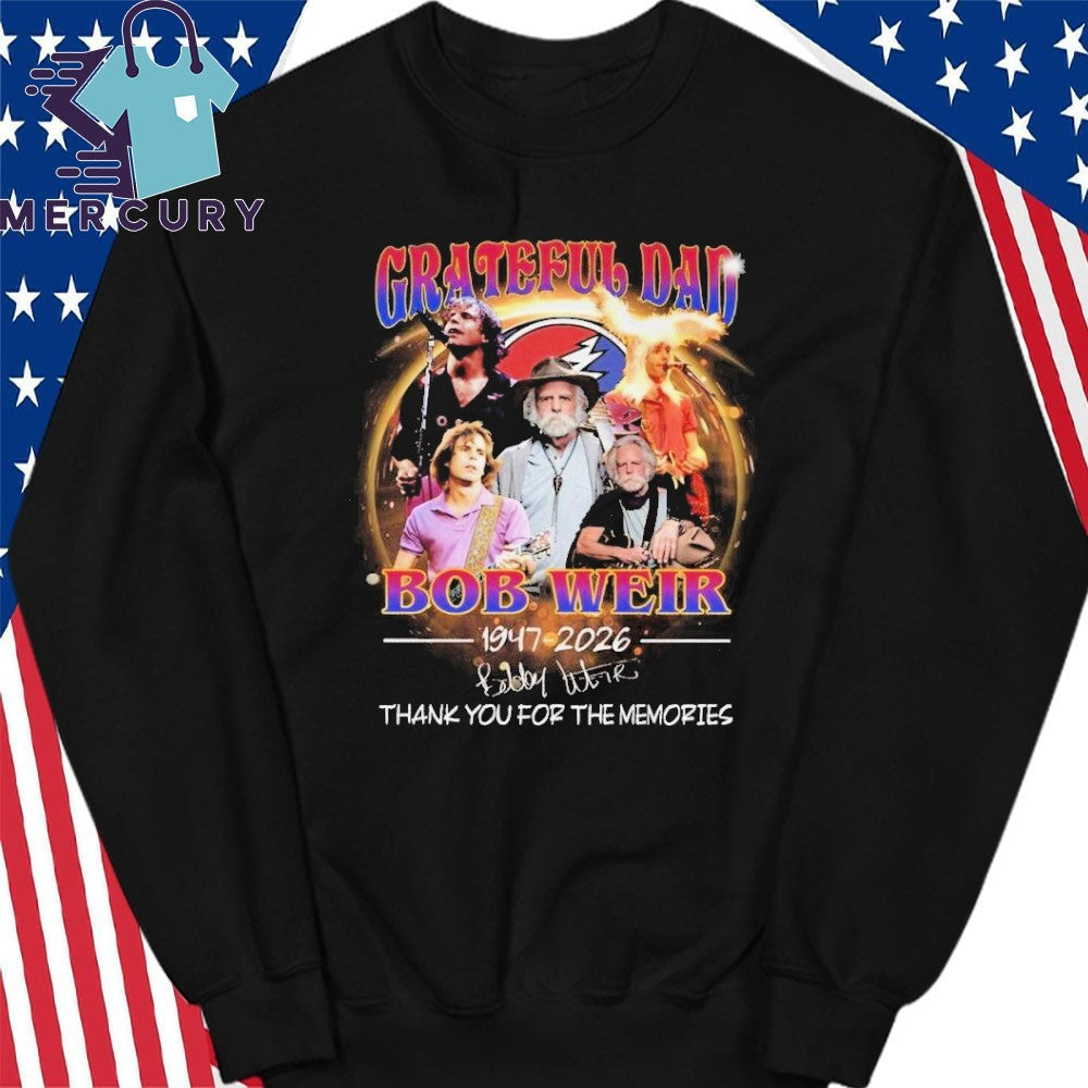 Grateful Dead Bob Weir 1947-2026 Memories Shirt