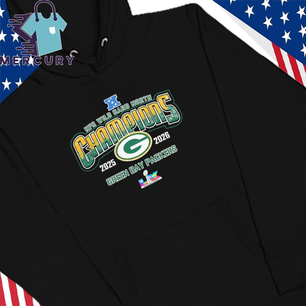Green Bay Packers 2025-26 NFC Wild Card Round Champions Shirt