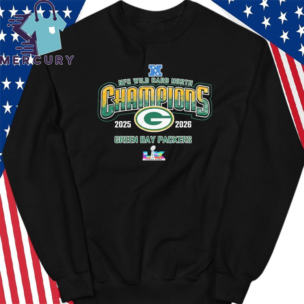 Green Bay Packers 2025-26 NFC Wild Card Round Champions Shirt
