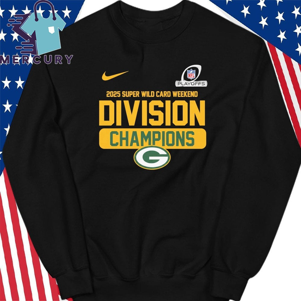 Green Bay Packers 2025 NFC Wild Card Weekend Division Champions Shirt