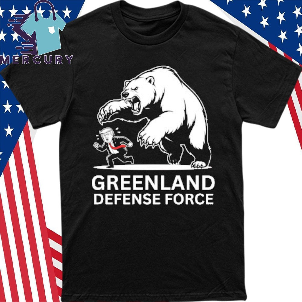 Greenland Defense Force Funny Political Shirt