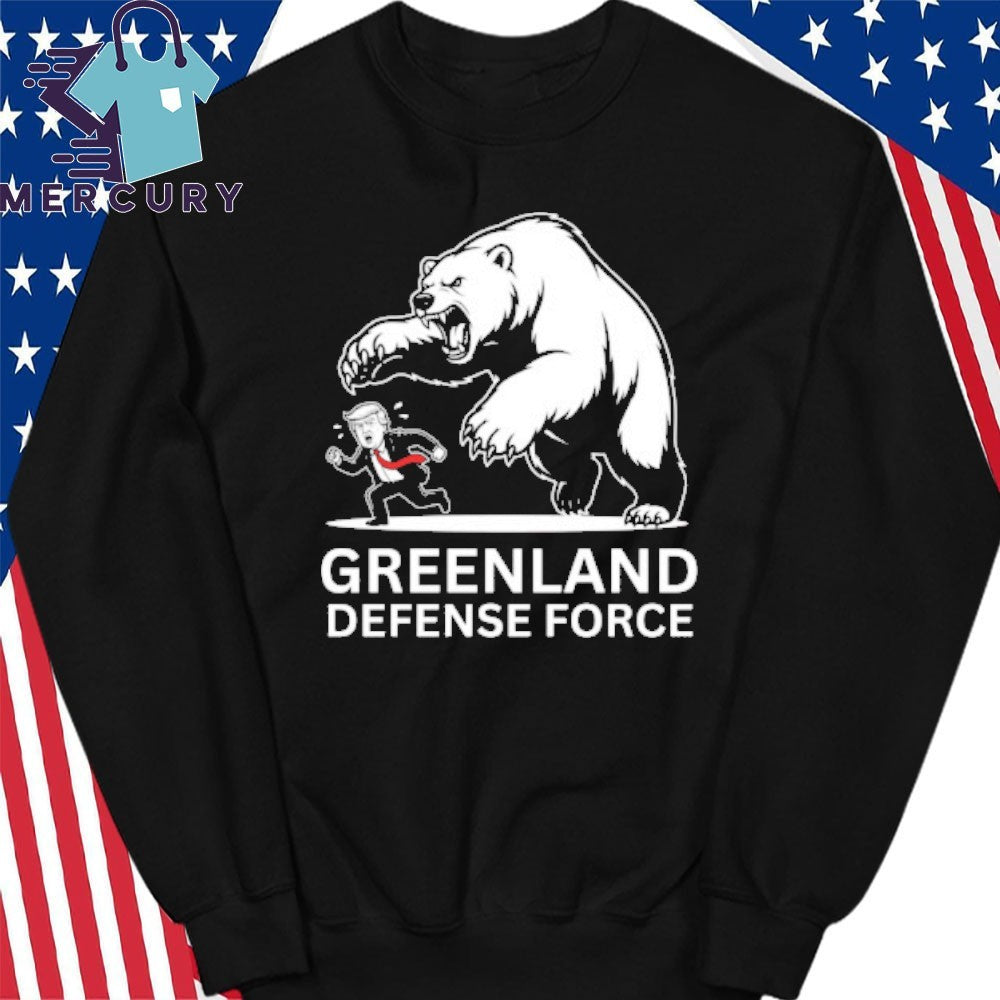 Greenland Defense Force Funny Political Shirt