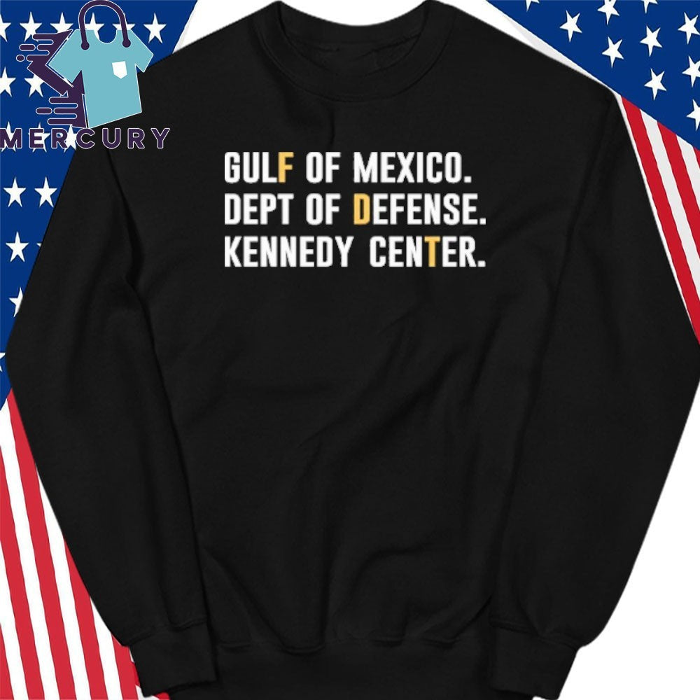 Gulf Of Mexico Dept Of Defense Kennedy Center Shirt