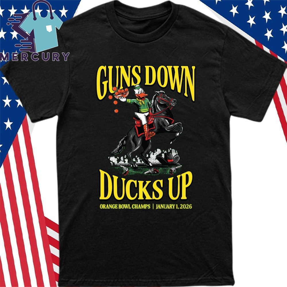 Guns Down Ducks Up 2026 Orange Bowl Champions Shirt