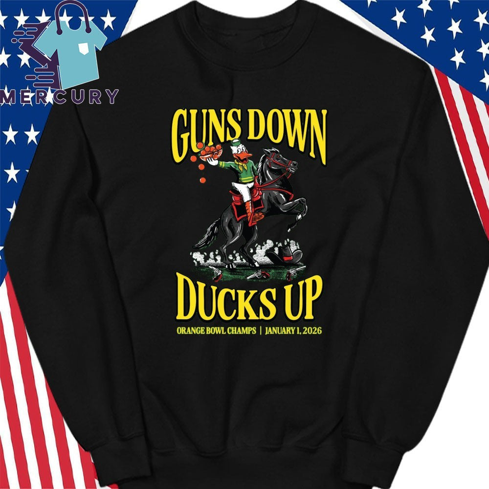 Guns Down Ducks Up 2026 Orange Bowl Champions Shirt