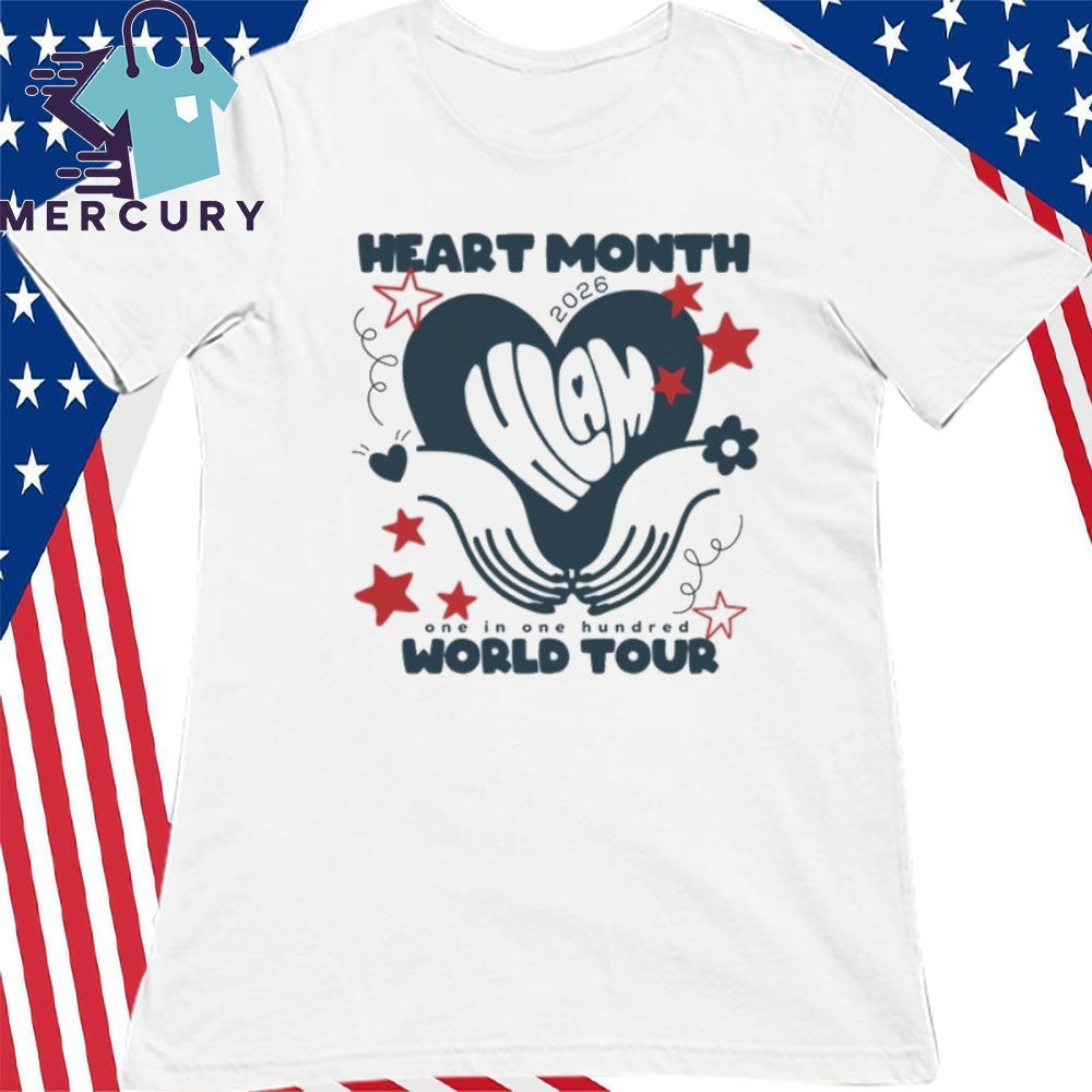HLAM Band Heart Month World Tour 2026 Shirt