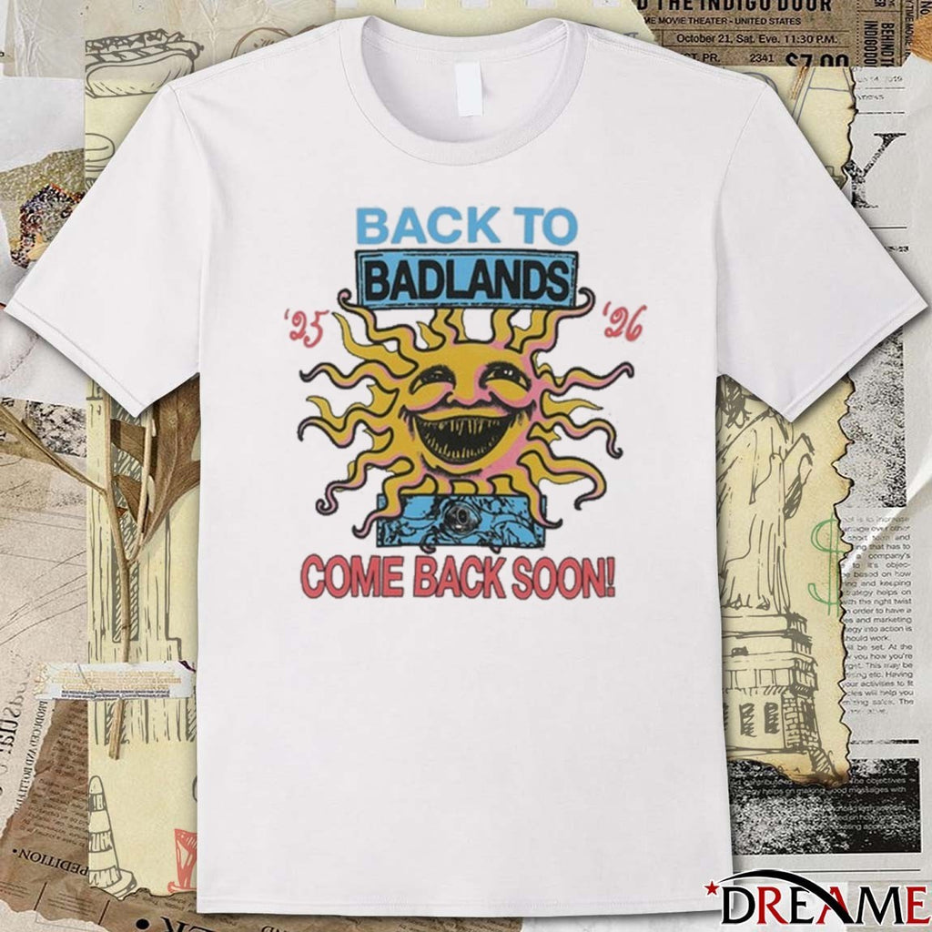 Halsey Back To Badlands Come Back Soon Tour 2025-2026 t-shirt