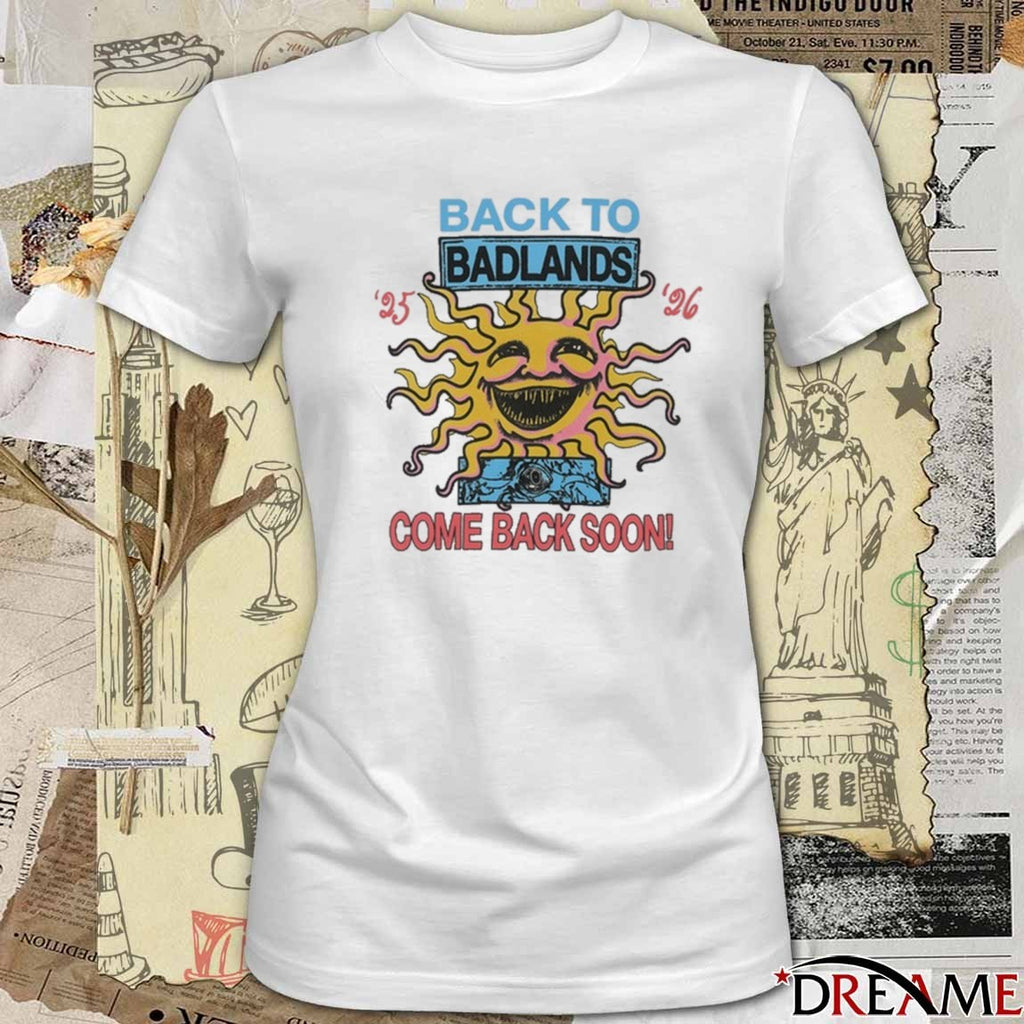 Halsey Back To Badlands Come Back Soon Tour 2025-2026 t-shirt