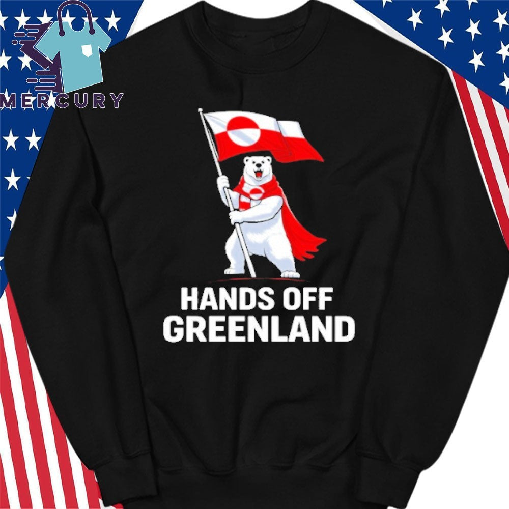 Hands Of Greenland Bear Flag Shirt