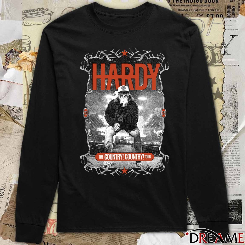 Hardy Country The Country Country Tour 2026 Vintage Fans t-shirt