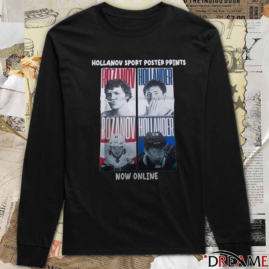 HeHollanov Sport Poster Prints Rozanov And Hollander Now Online t-shirt