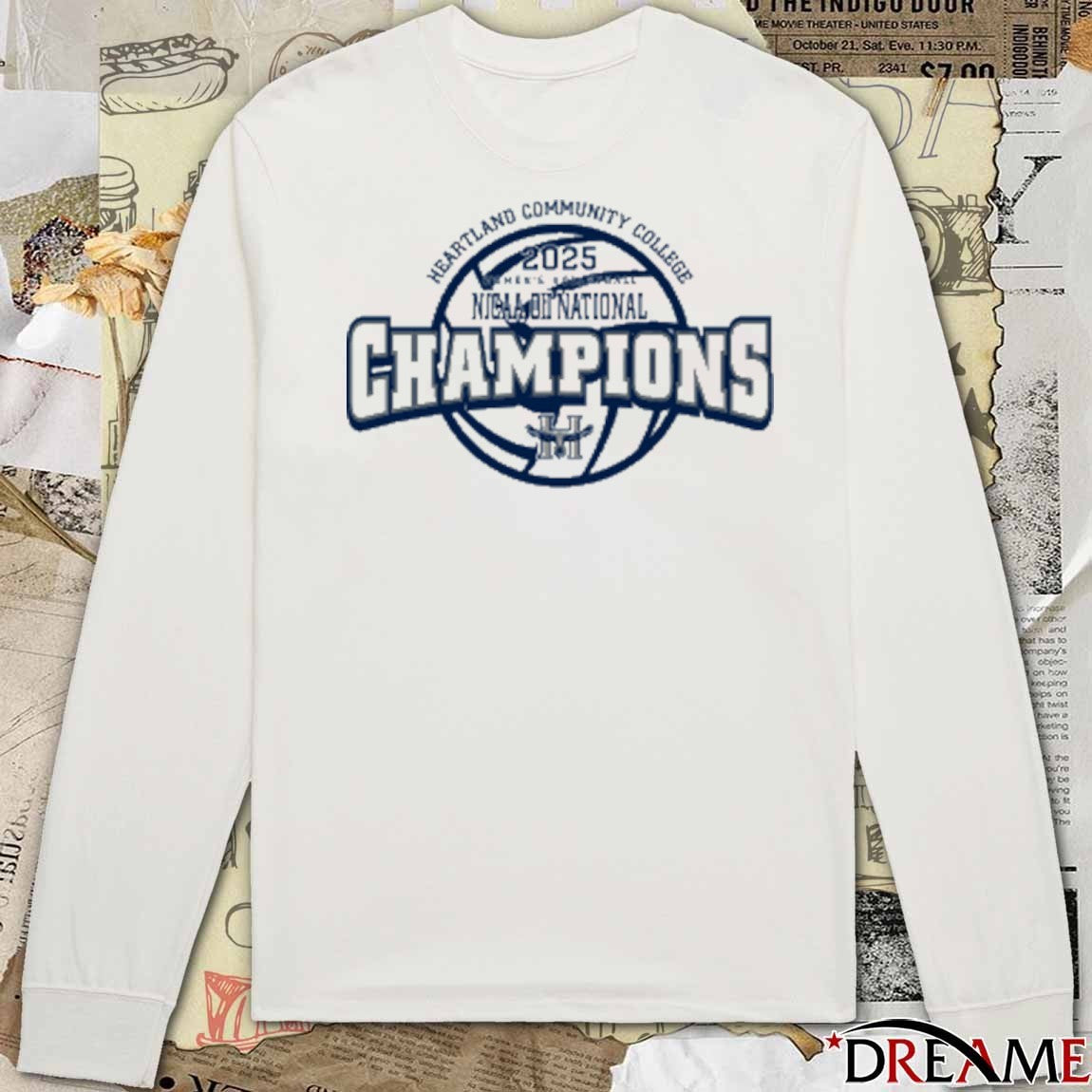 Heartland Community College 2025 Women’s Volleyball NJCAA DII National Champions Team Legend t-shirt
