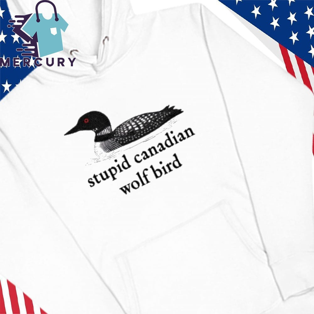Heated Rivalry Stupid Canadian Wolf Bird shirt