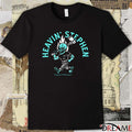Heavin’ Stephen Axe Throwing Championship 2025 Skull Mascot t-shirt