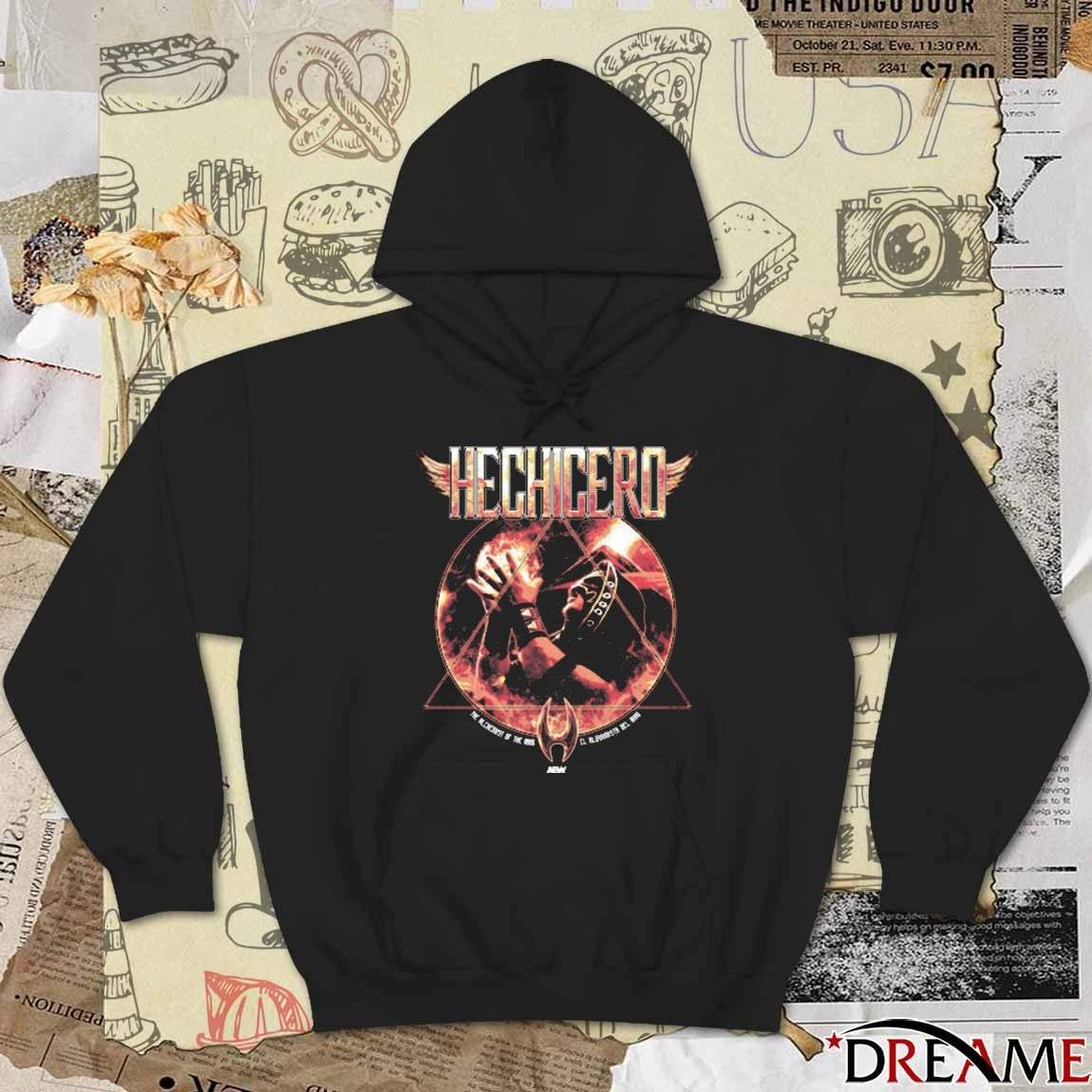 Hechicero The Alchemist of the Ring AEW 2025 Fanart t-shirt