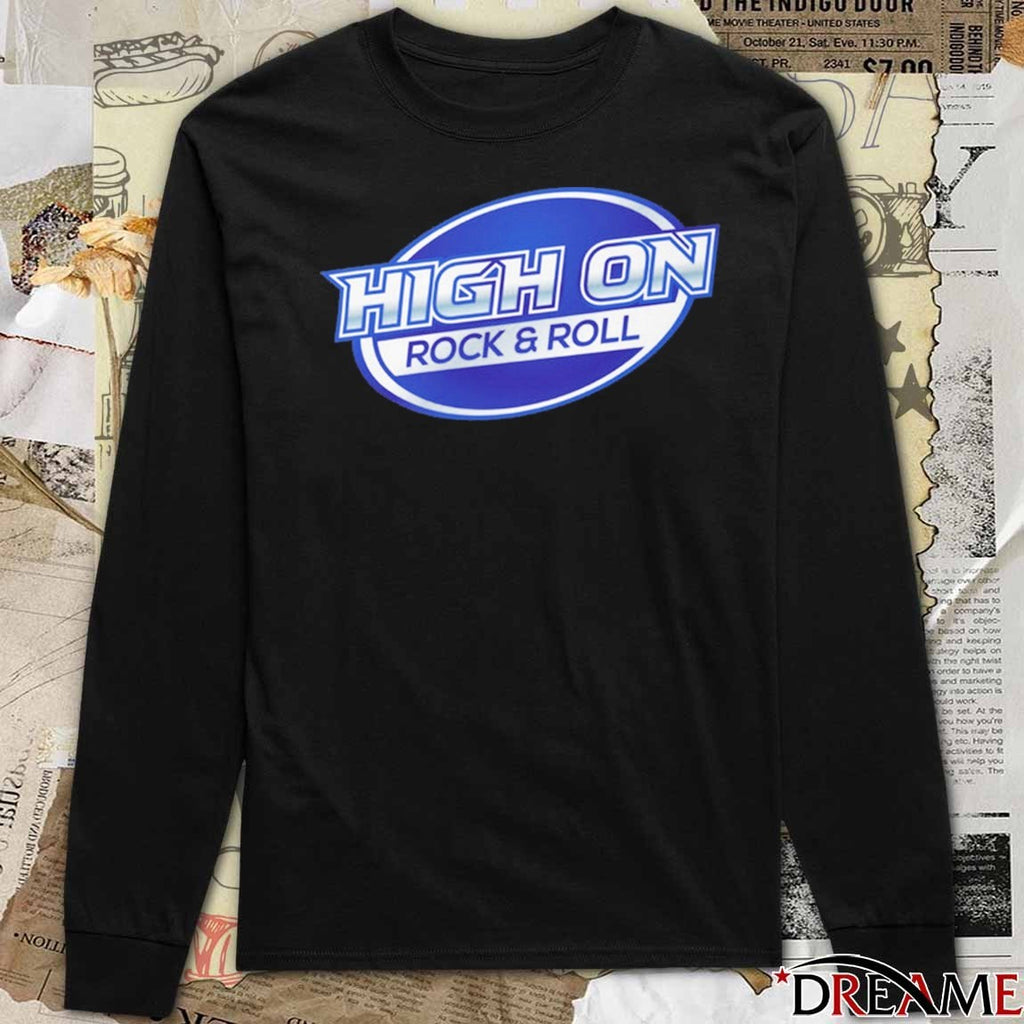 High On Rock And Roll 2026 Logo t-shirt