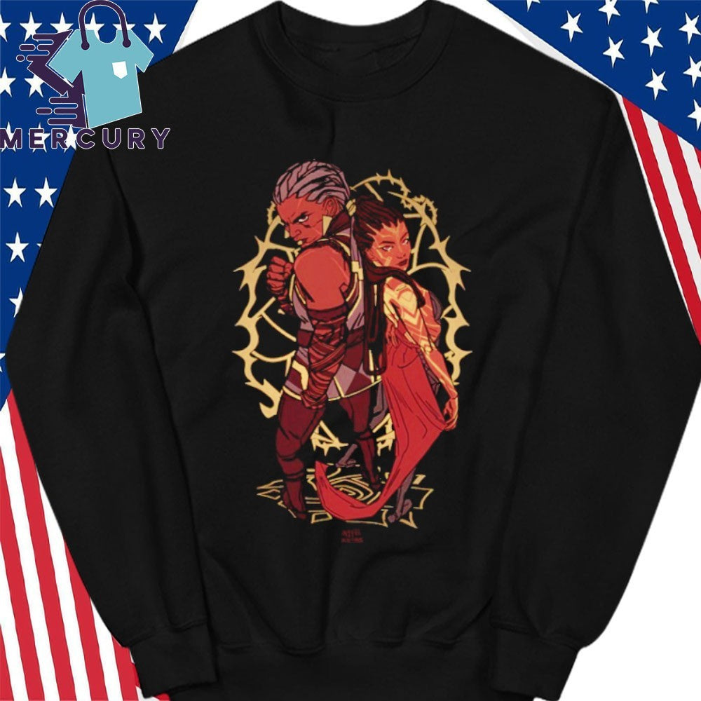 Holographique Mel et Ambessa d’Arcane Shirt