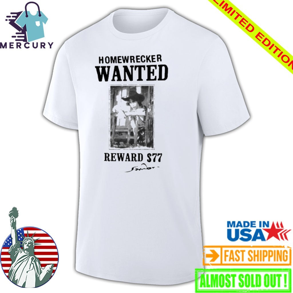 Homewrecker Sombr Wanted Reward Shirt
