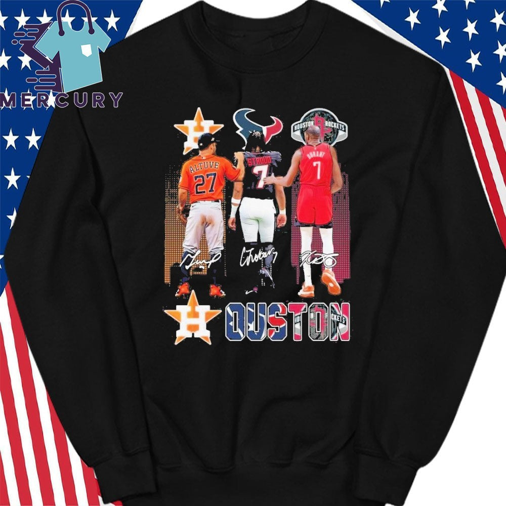 Houston Astros Altuve Houston Texans Stroud Houston Rockets Durant Shirt