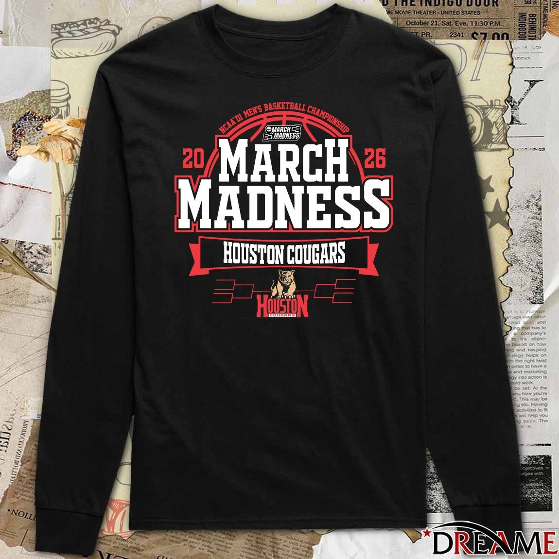 Houston Cougars 2026 NCAA DI Men’s Basketball Championship March Madness t-shirt