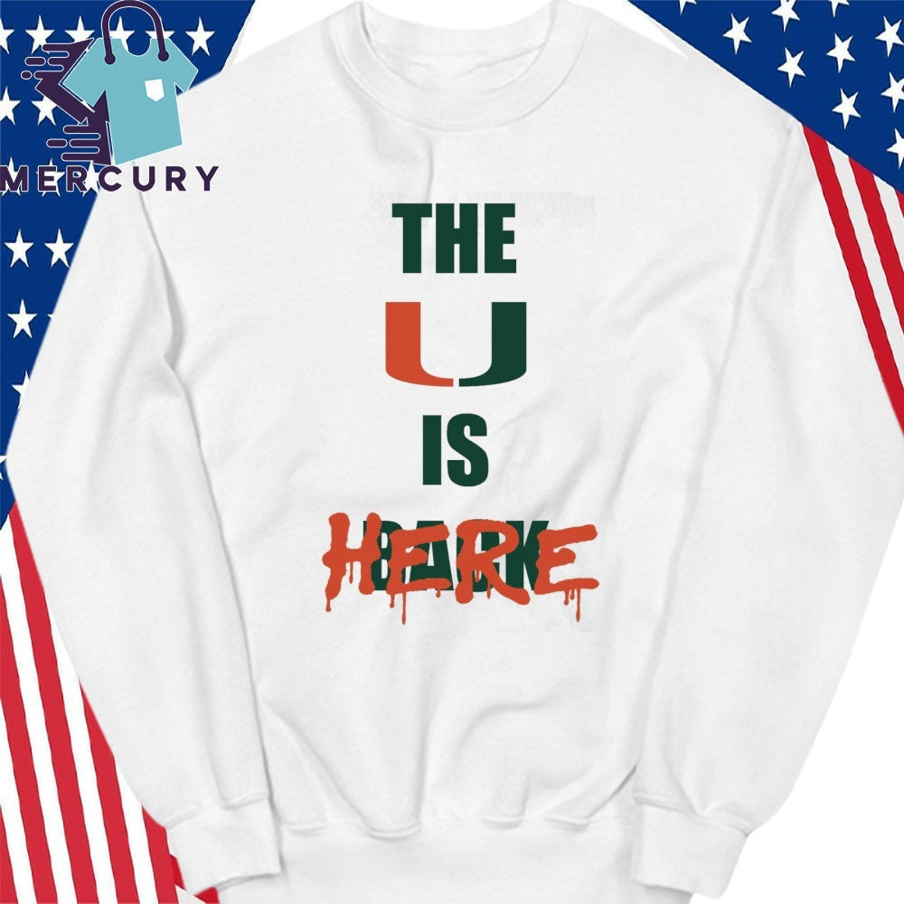 Hurricanes The U Is Here Shirt