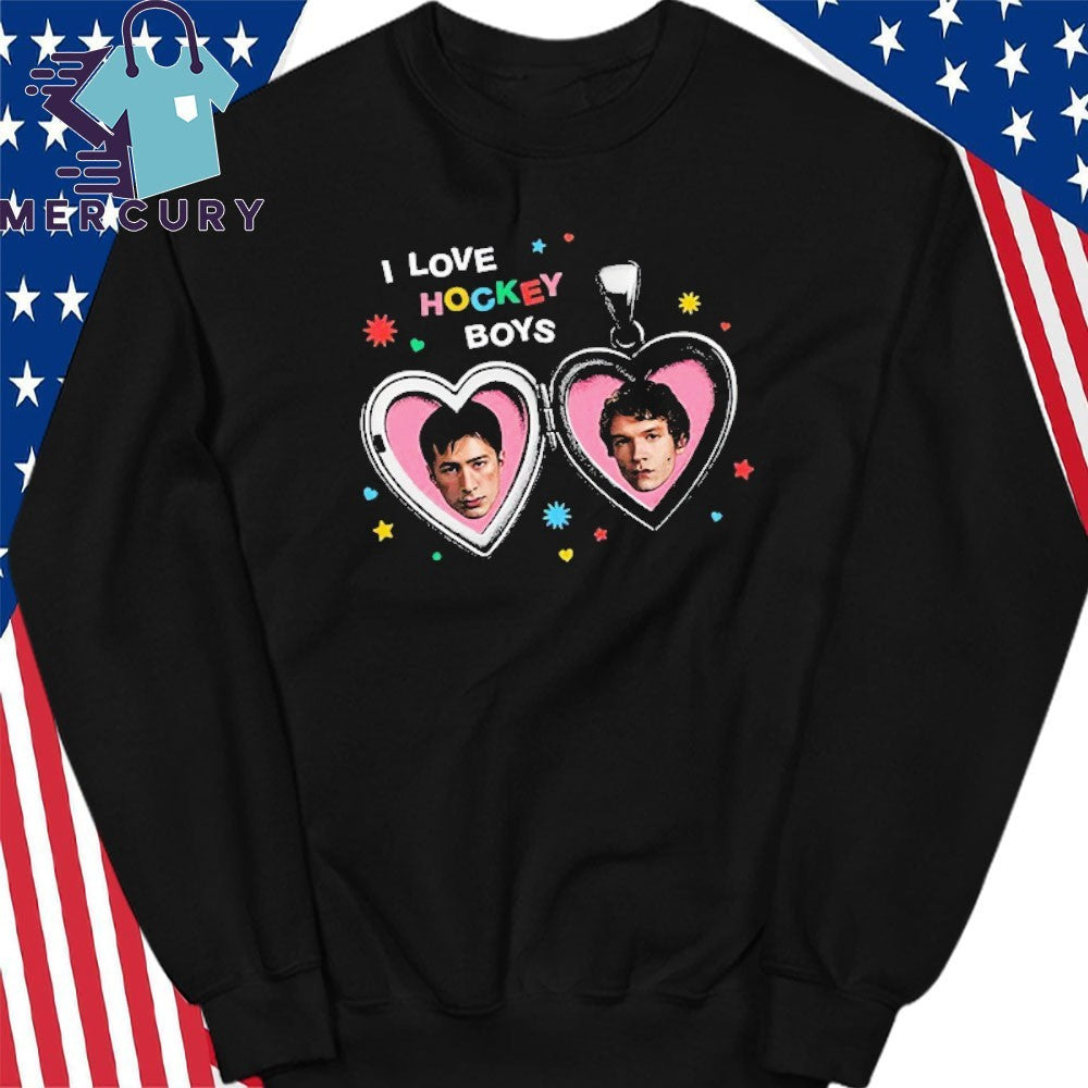 I Love Hockey Boys Shirt, Shane Hollander, Ilya Rozanov