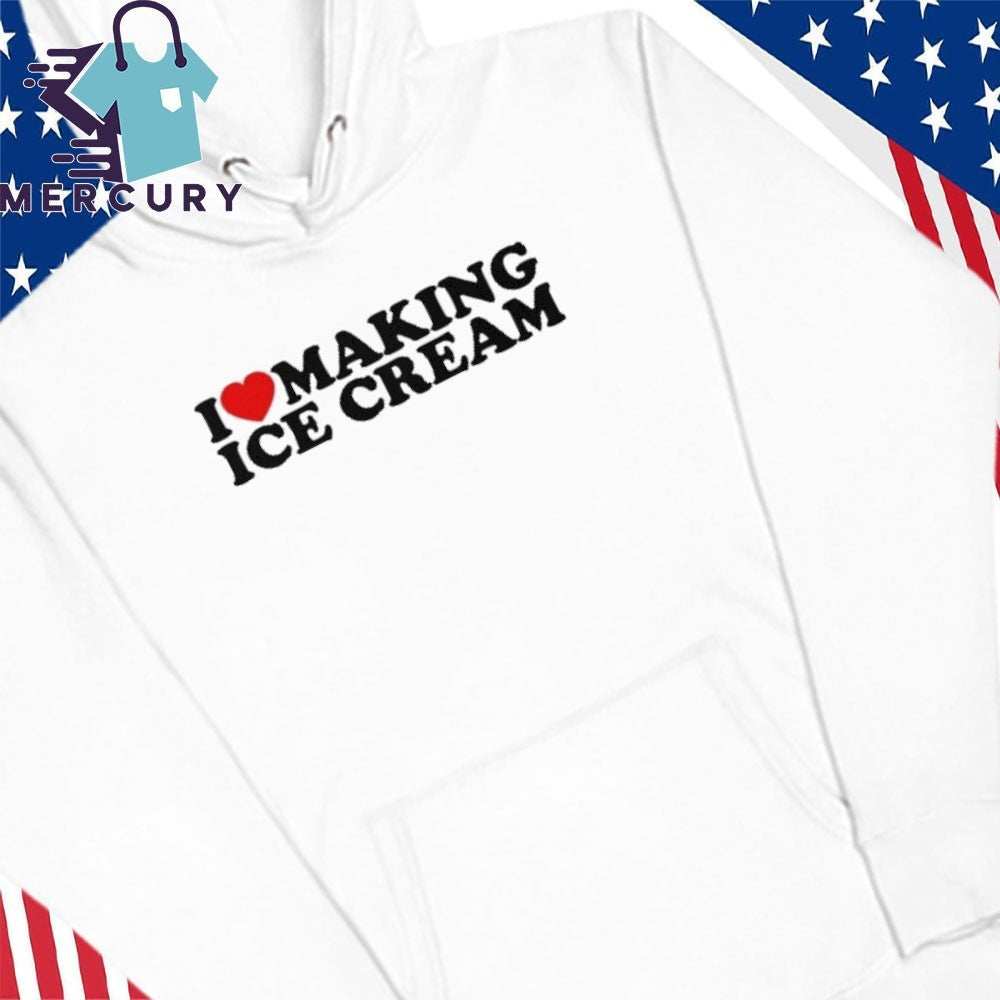I Love Making Ice Cream Matching Shirt