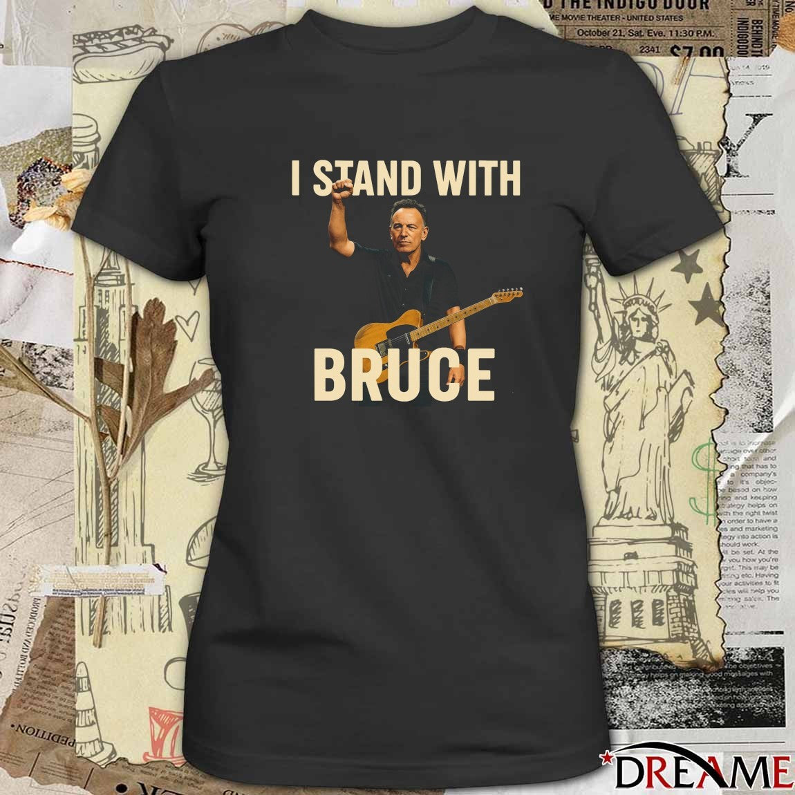 I Stand With Bruce Springsteen 2026 t-shirt