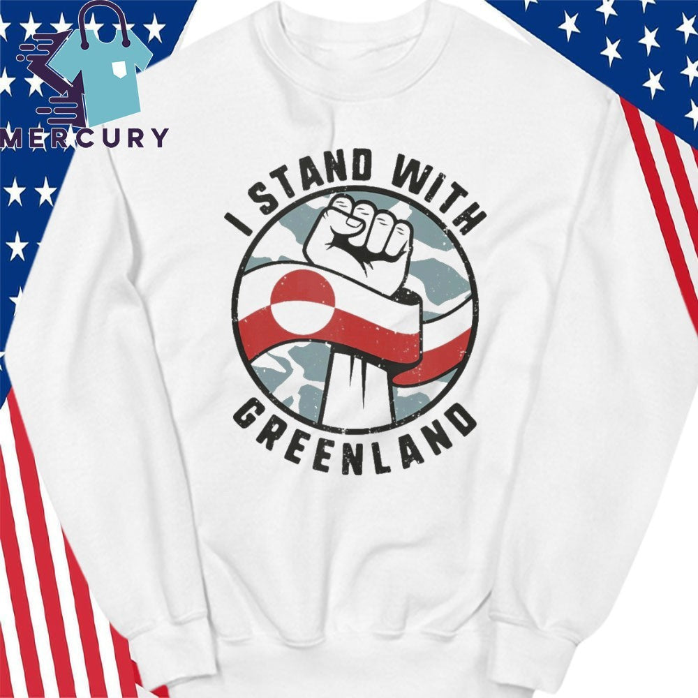 I Stand With Greenland Solidarity Protest Statement Shirt