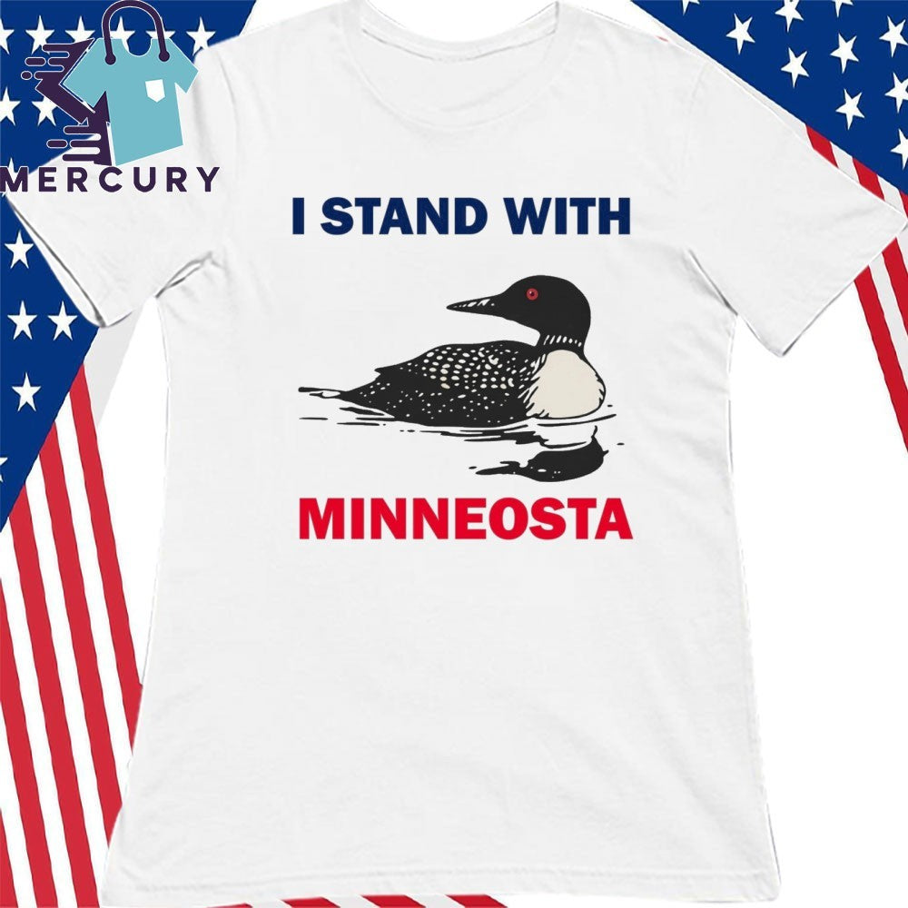 I Stand With Minnesota Common Loon Shirt