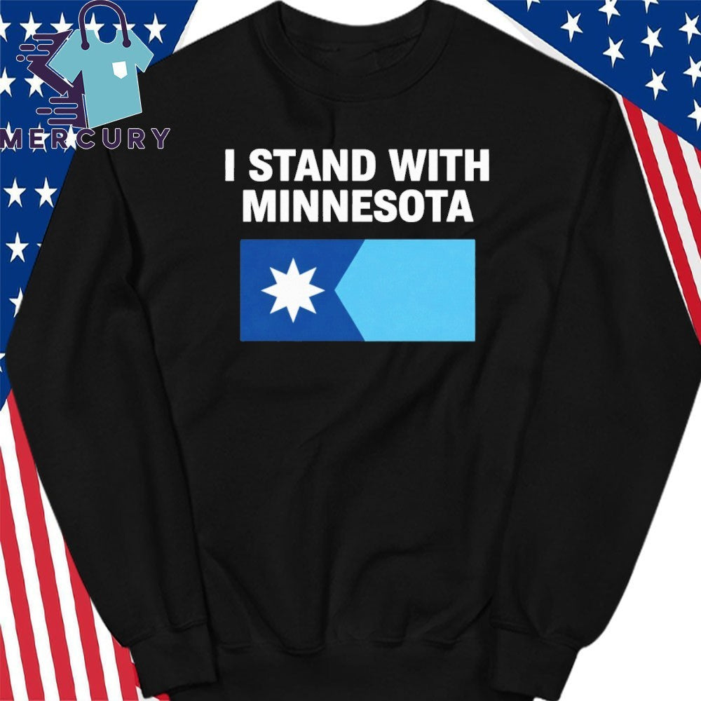 I Stand With Minnesota Flag Shirt