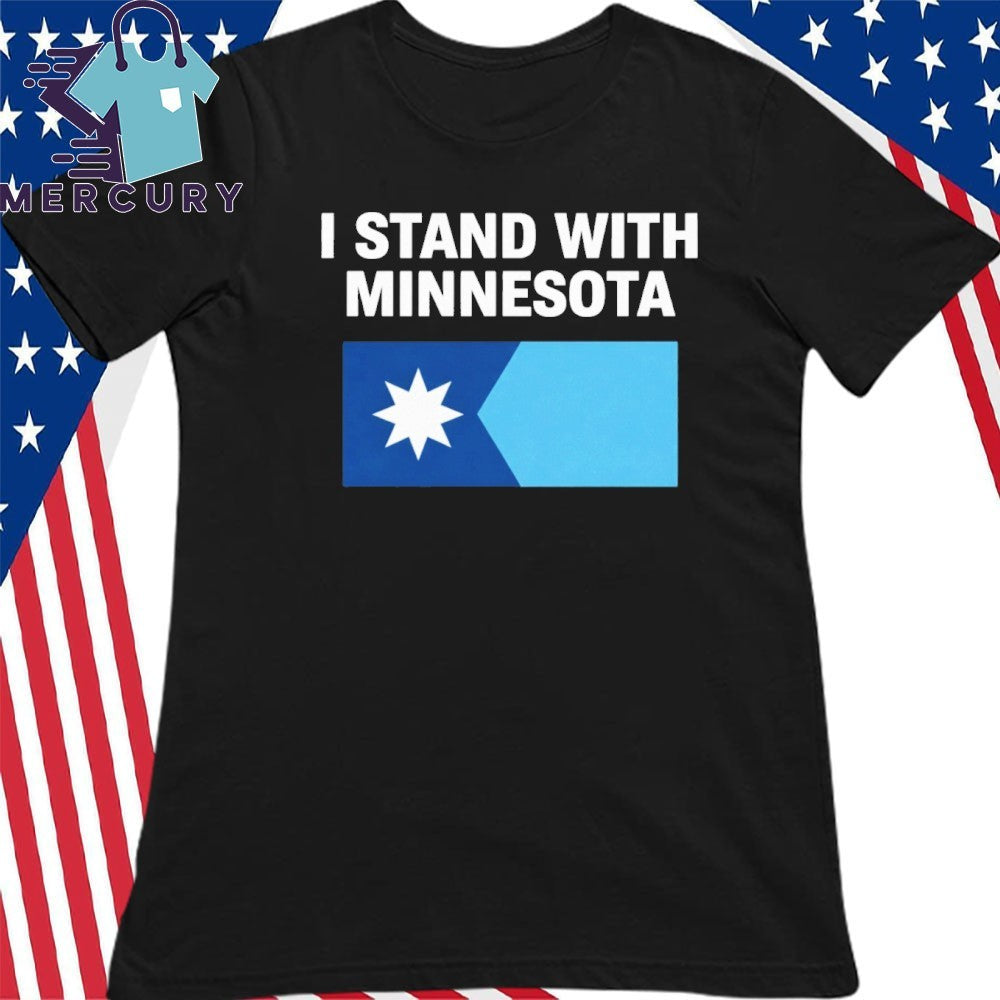 I Stand With Minnesota Flag Shirt