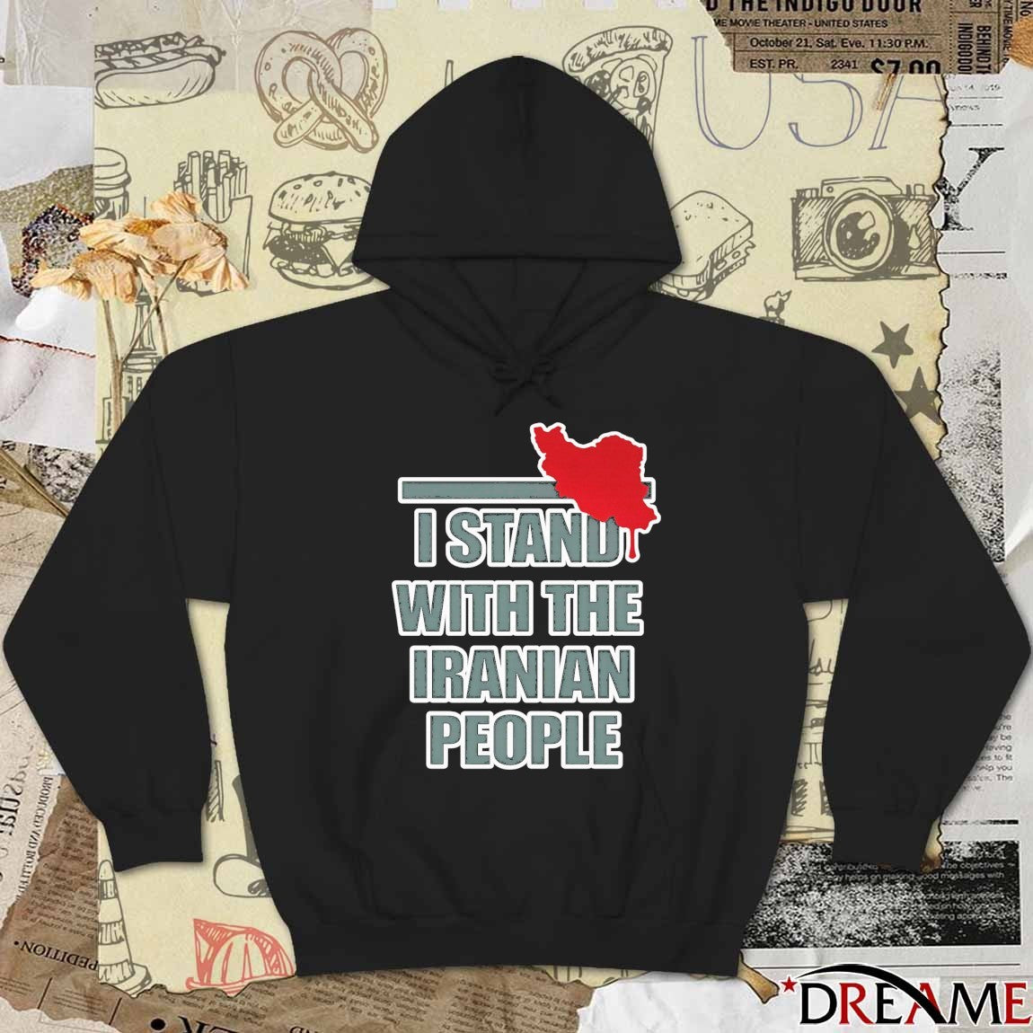 I Stand With The Iranian People – No War Iran 2026 Political t-shirt