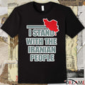I Stand With The Iranian People – No War Iran 2026 Political t-shirt