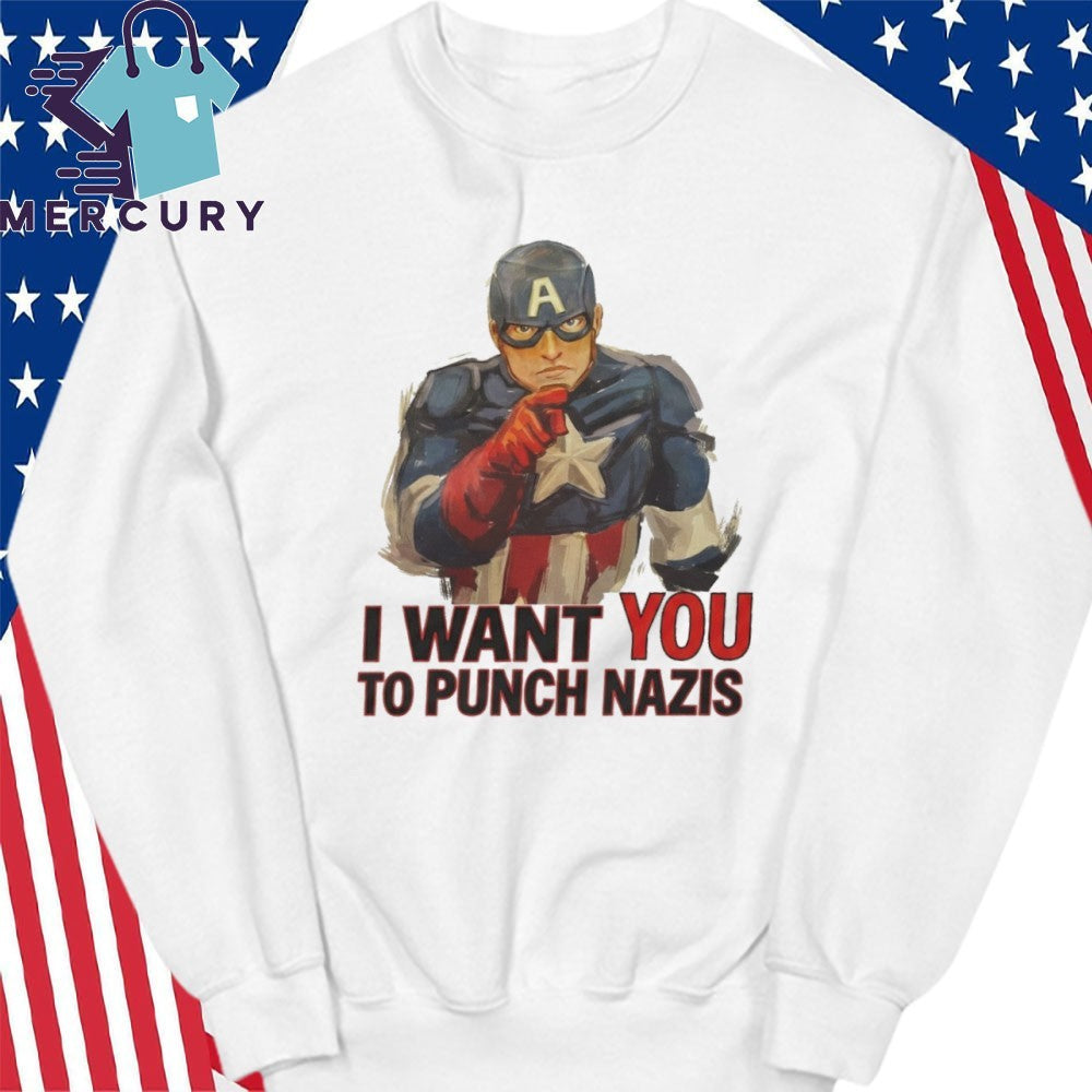 I Want You To Punch Nazis Shirt