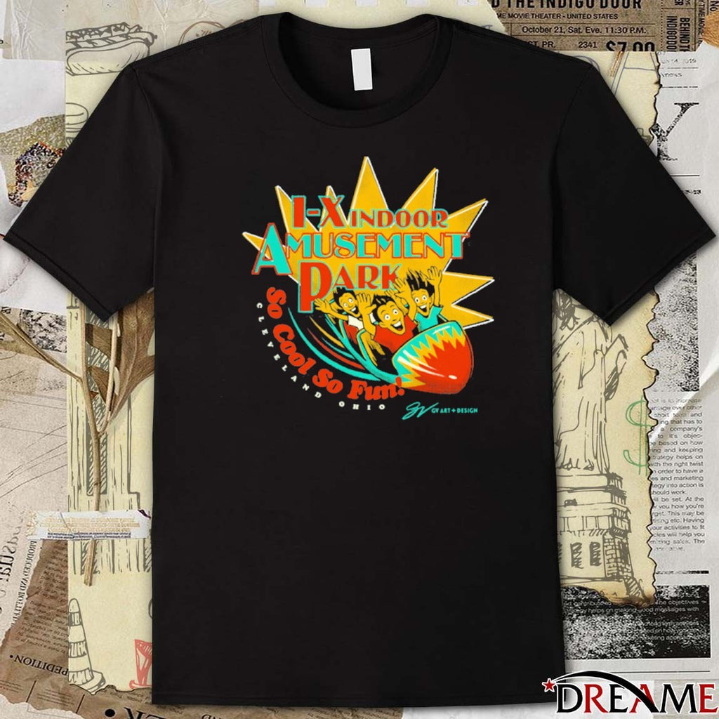 I-X Indoor Amusement Park So Cool So Fun Cleveland Ohio 2025 t-shirt