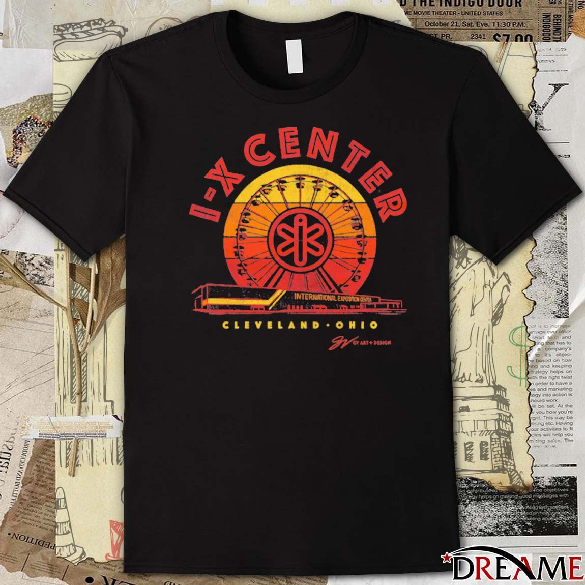 I-X International Exposition Center Ferris Wheel Cleveland Ohio t-shirt