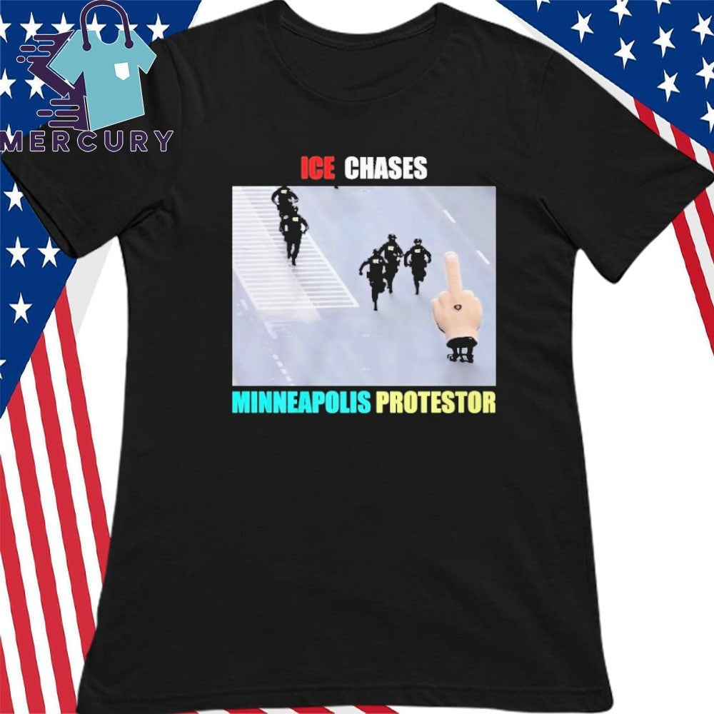 ICE Chases Minneapolis Protestor Shirt