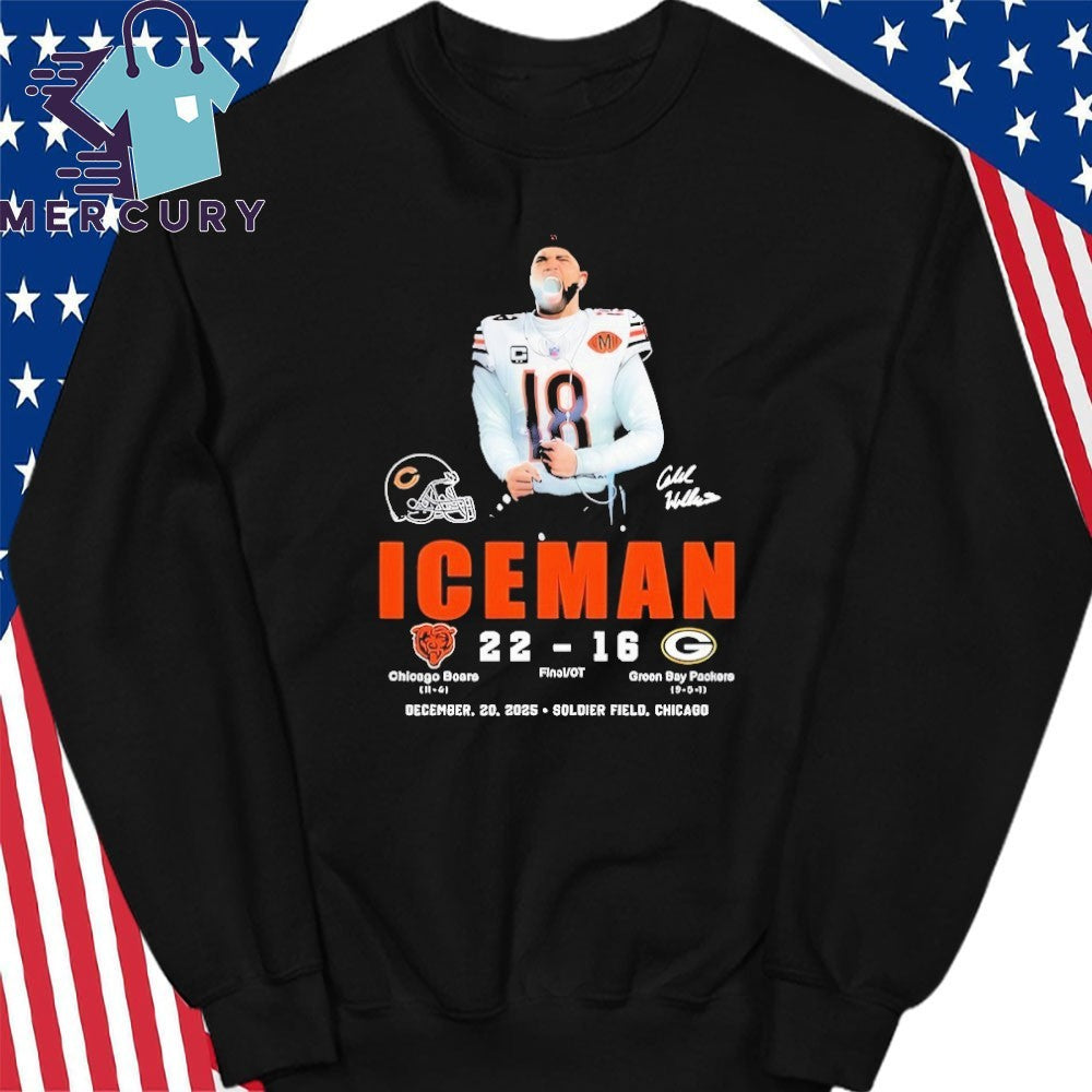 Ice Man Caleb Williams Signature Dec 2025 Shirt