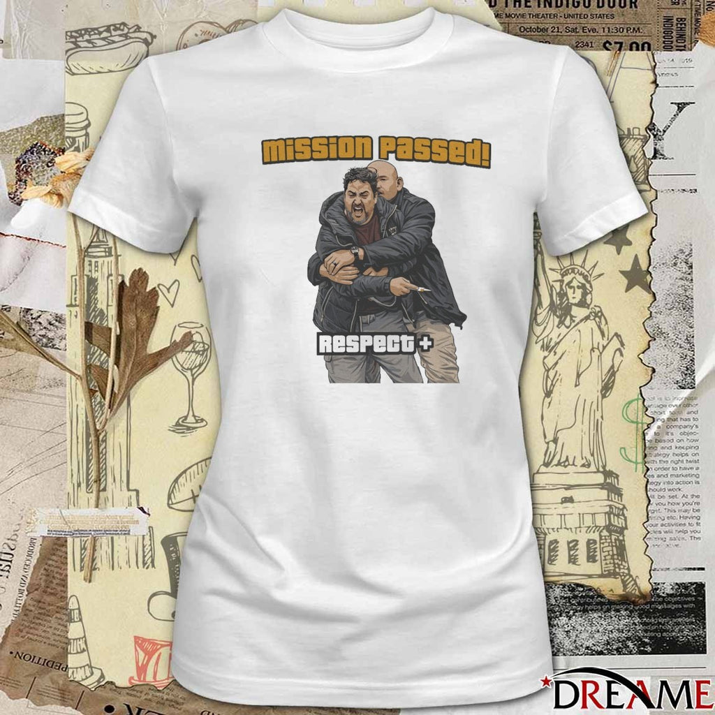 Ilhan Omar Sprayed Attacked By Kazmierczak Mission Passed Respect t-shirt