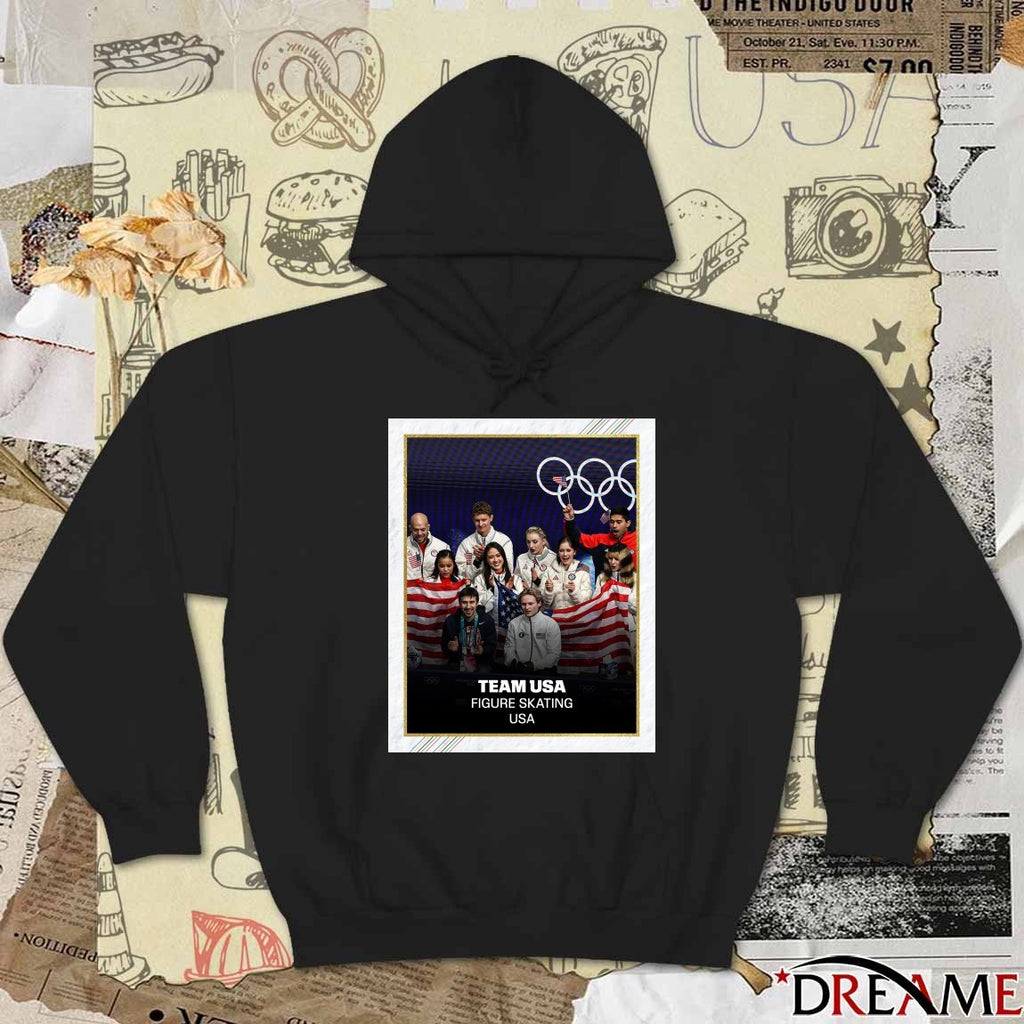 Ilia Malinin Broke The Tie For Team USA Is Golden Figure Skating Poster t-shirt