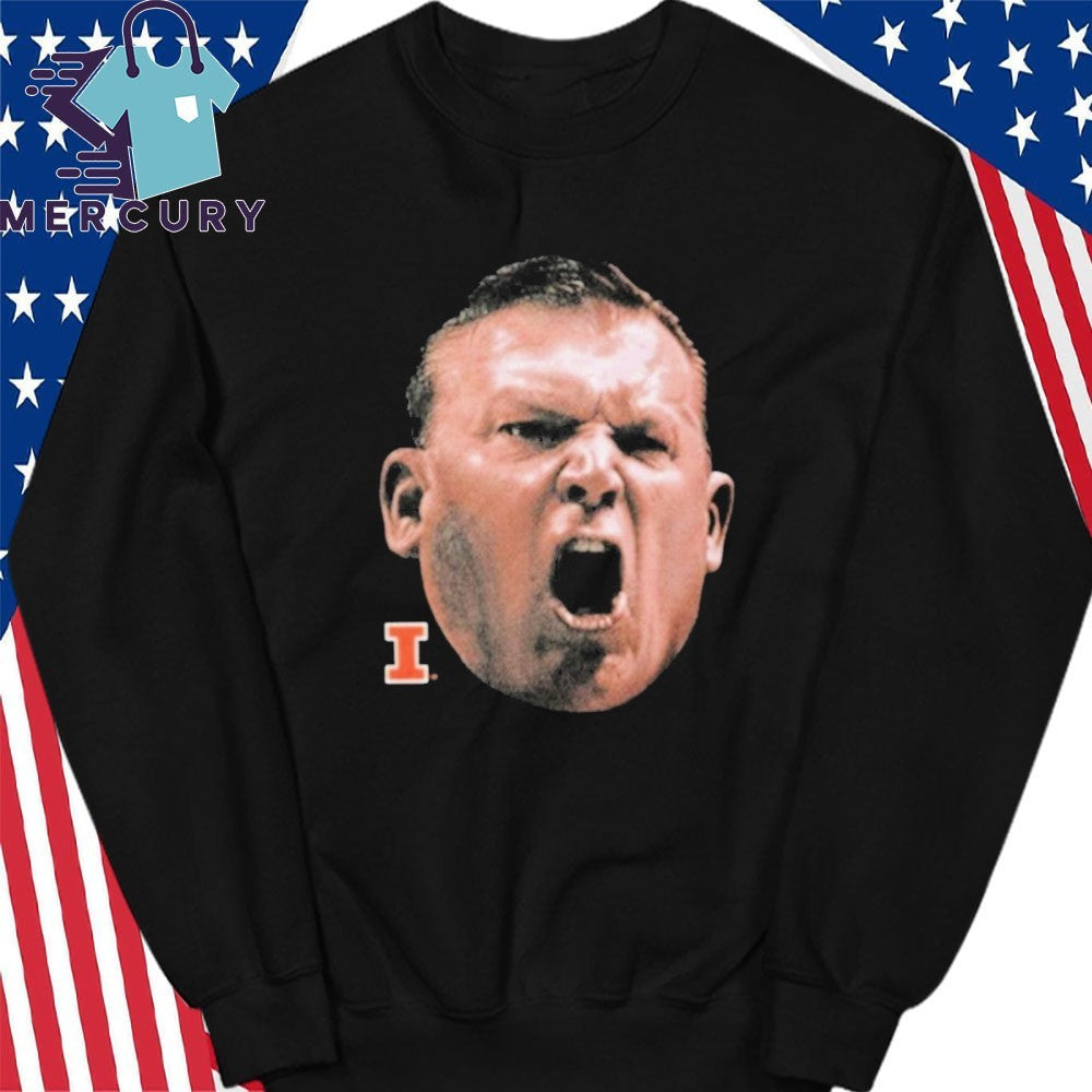 Illinois Bret Bielema Big Face Shirt