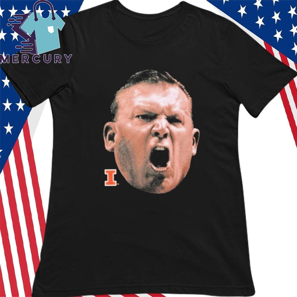 Illinois Bret Bielema Big Face Shirt