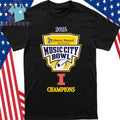 Illinois Fighting Illini 2025 Music City Bowl Champions Logo Shirt
