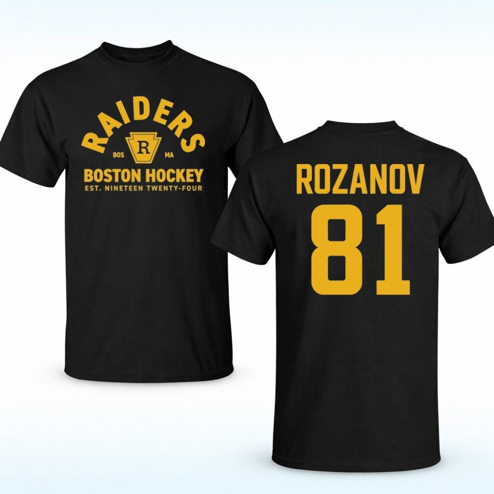 Ilya Rozanov 81 Boston Raiders Shirt