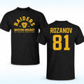 Ilya Rozanov 81 Boston Raiders Shirt